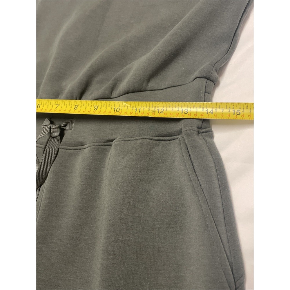 NWT Spanx Air Essential Sleeveless Wide Leg Jumpsuit Dark Palm Green Size S $148 - Picture 11 of 13